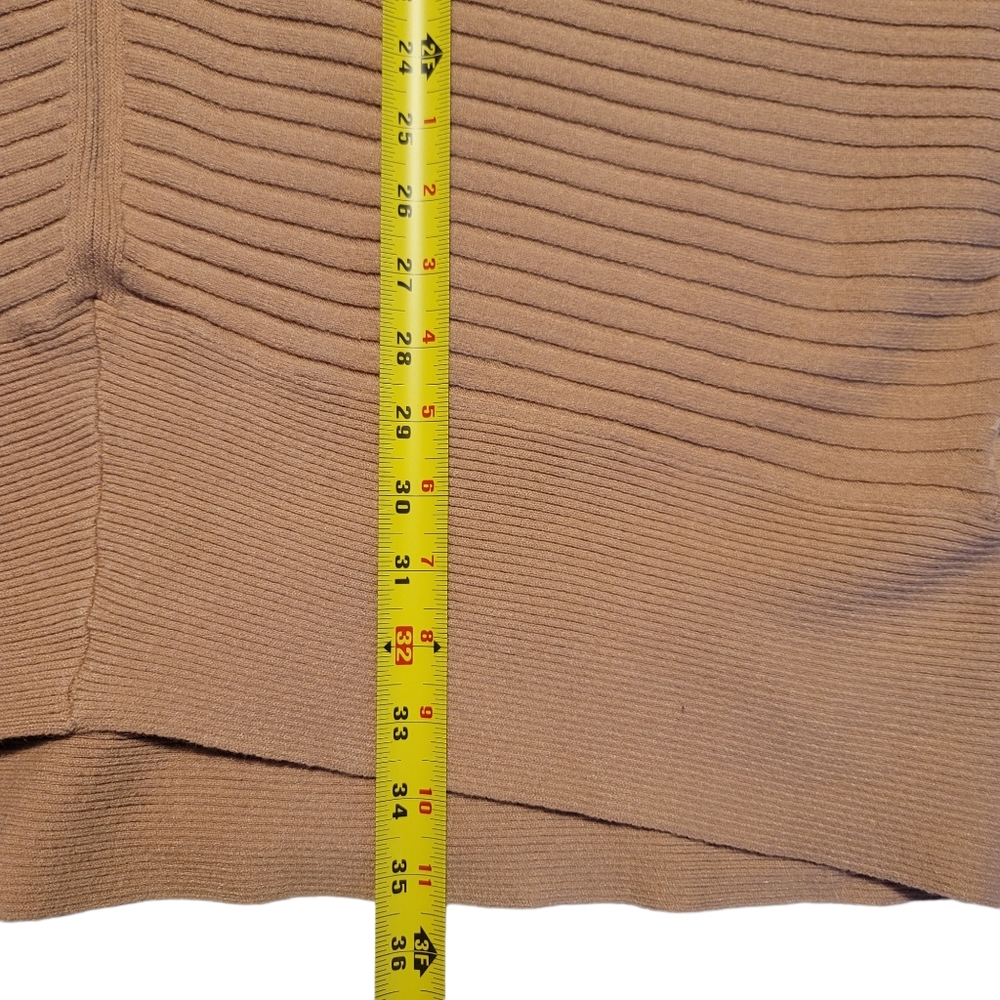 Stitch Drop Ribbed Knit V-Neck Sweater NWOT - Picture 4 of 9